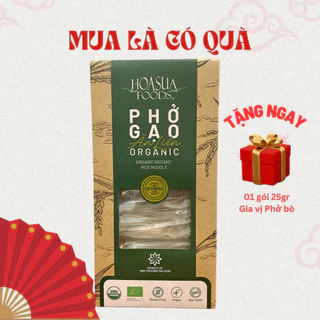 Phở gạo trắng ăn liền hữu cơ Hoa Sữa Food/ Hộp 360gr/ 100% sản xuất từ gạo hữu cơ/ ko chất bảo quản/ tốt cho sức khỏe