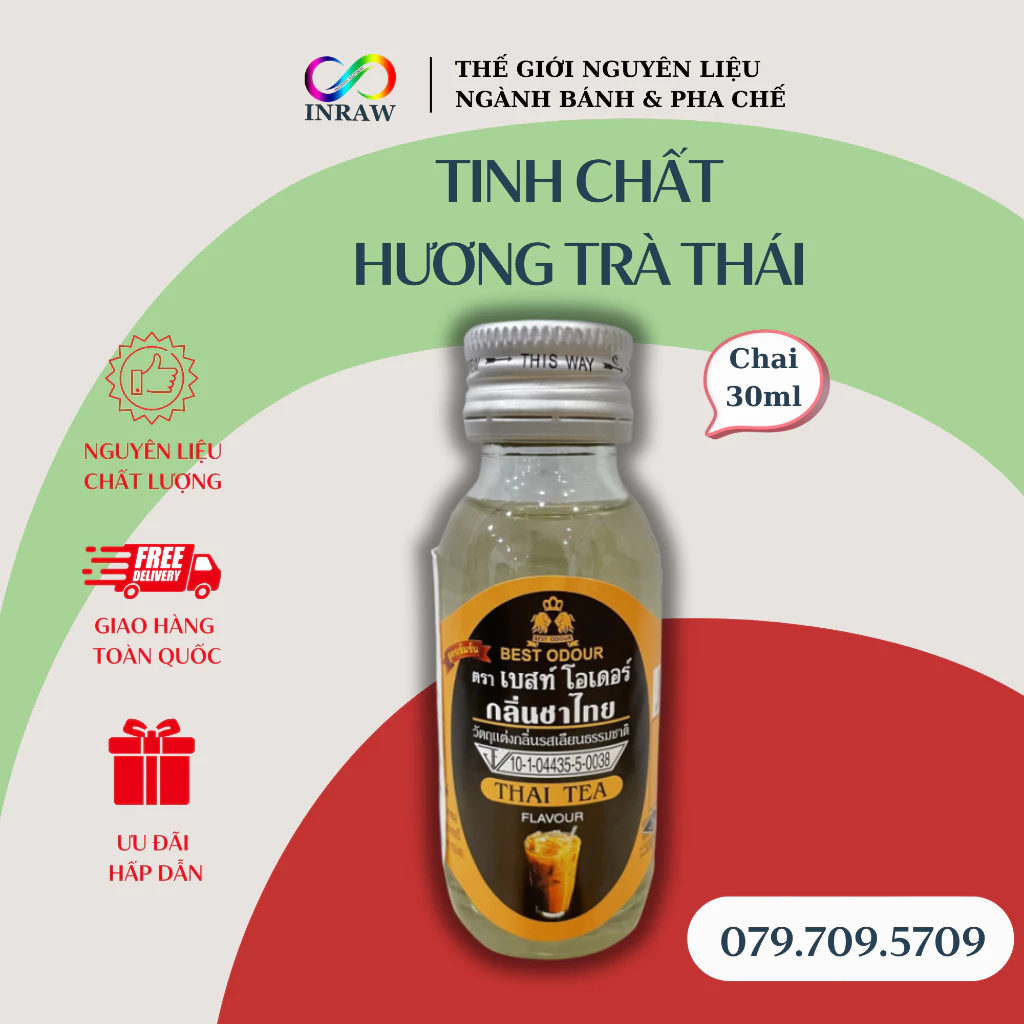 Hương Trà Thái Best Odour xuất xứ Thái Lan chai 30ml