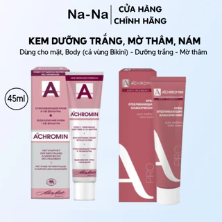 Kem bôi Achromin 45ml giúp trắng da giảm nám, tàn nhan, mờ thâm, đốm tối màu trên da