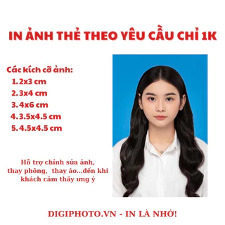 [RẺ VÔ ĐỊCH] IN ẢNH THẺ CHỈ 1K, ẢNH CCCD, VISA, PASSPORT 2x3, 3x4, 4x6, 3.5x4.5, 4.5x4.5