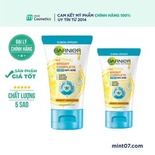 Sữa Rửa Mặt Garnier 3 in 1 Bright Complete Anti-Acne Foam