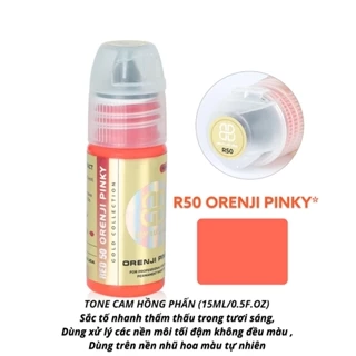 MỰC PHUN XĂM MÀU XỬ LÝ R50 ORENJI PINKY