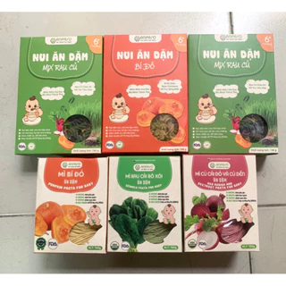 Nui Rau Củ Ăn Dặm Cho Bé Anpaso Vị Rau Củ Hữu cơ Nui ăn dặm cho bé 6 tháng 150g