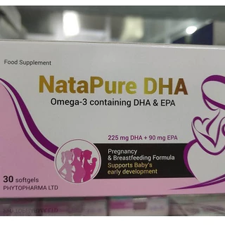 Thực phẩm tăng cường sức khoẻ NataPure DHA bổ sung DHA, EPA cần thiết - [Chính Hãng]