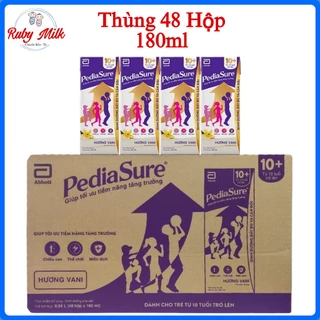 [Date 2.2025] Thùng 48 hộp Sữa Pha Sẵn Pediasure 10+ cho trẻ từ 10 tuổi (180ml)