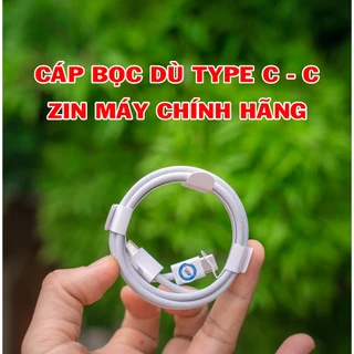 Cáp bọc dù Type C - C zin máy chính hãng