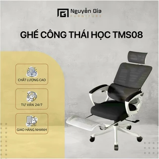 ghế xoay công thái học mã tms08 xoay ngã lưng có gác chân giá rẻ tại hcm