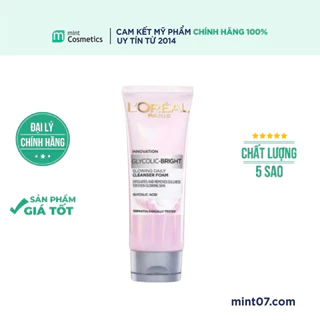 Sữa Rửa Mặt L'Oreal Paris Glycolic Bright Sáng Da 100ml