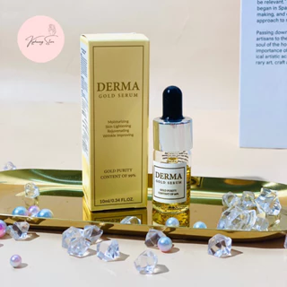 [ Date 12/2024] Tinh chất v. àn g 24k Derma Gold Serum giúp làm mờ thâm mụn, dưỡng trắng da 10ml Gốc 1 triệu 173k