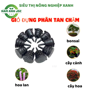 [1c] Giỏ đựng phân tan chậm chuyên dùng cho bonsai, hoa lan, cây cảnh