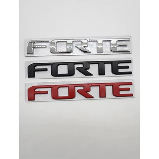 Logo chữ FORTE (Kim loại)-Dùng cho Kia FORTE 2009-2013