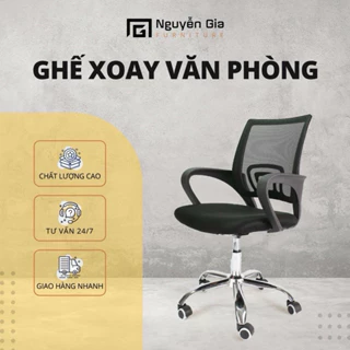 Ghế xoay làm việc văn phòng lưng lưới thư giãn cao cấp nâng hạ xoay tròn 360 độ hiện đại