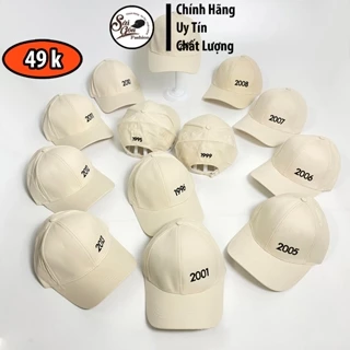 Mũ lưỡi trai | Nón kết thêu Năm Sinh từ 1980 đến 2013 chất Kaki Form Unisex Nam Nữ