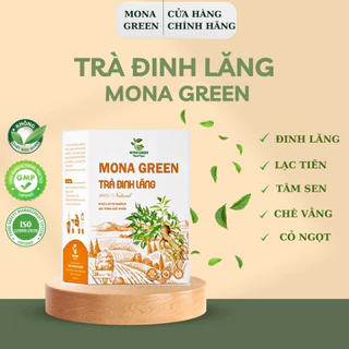 Trà Đinh Lăng MONA GREEN trồng hữu cơ giúp giảm stress, mệt mỏi, giúp ngủ ngon, tuần hoàn máu