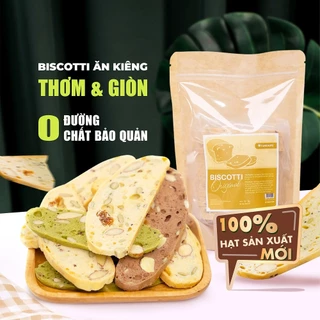 Bánh biscotti ăn kiêng TANU NUTS túi 250g, bánh ngũ cốc mix hạt dinh dưỡng tốt cho gym, yoga .