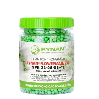 Phân Bón Tan Chậm Ryan 230 Hũ 150g Chuyên Dành Cho Cây Kiểng Lá