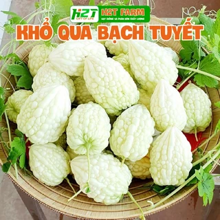 Hạt Giống Khổ Qua Bạch Tuyết Siêu Qủa (10 Hạt) Dễ Trồng, Năng Suất