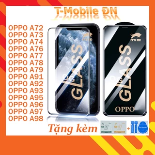 Kính cường Lực Oppo A72 A73 A74 A76 A77 A77s A78 A79 A91 A92 A92s A93 A93s A94 A95 A96 A97 A98 4G 5G Full Màn OG ESD