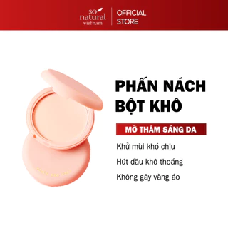 Phấn nách bột khô chiết xuất đào hỗ trợ giảm thâm làm sáng Peach Deo Pact So Natural 10gram