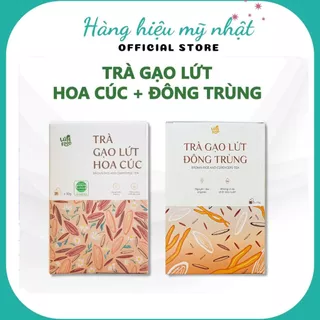 Trà Gạo Lứt Hoa Cúc WISE FOOD 600g, Trà Thanh Nhiệt Mát Gan Lành Tính, Điều Hòa Giấc Ngủ