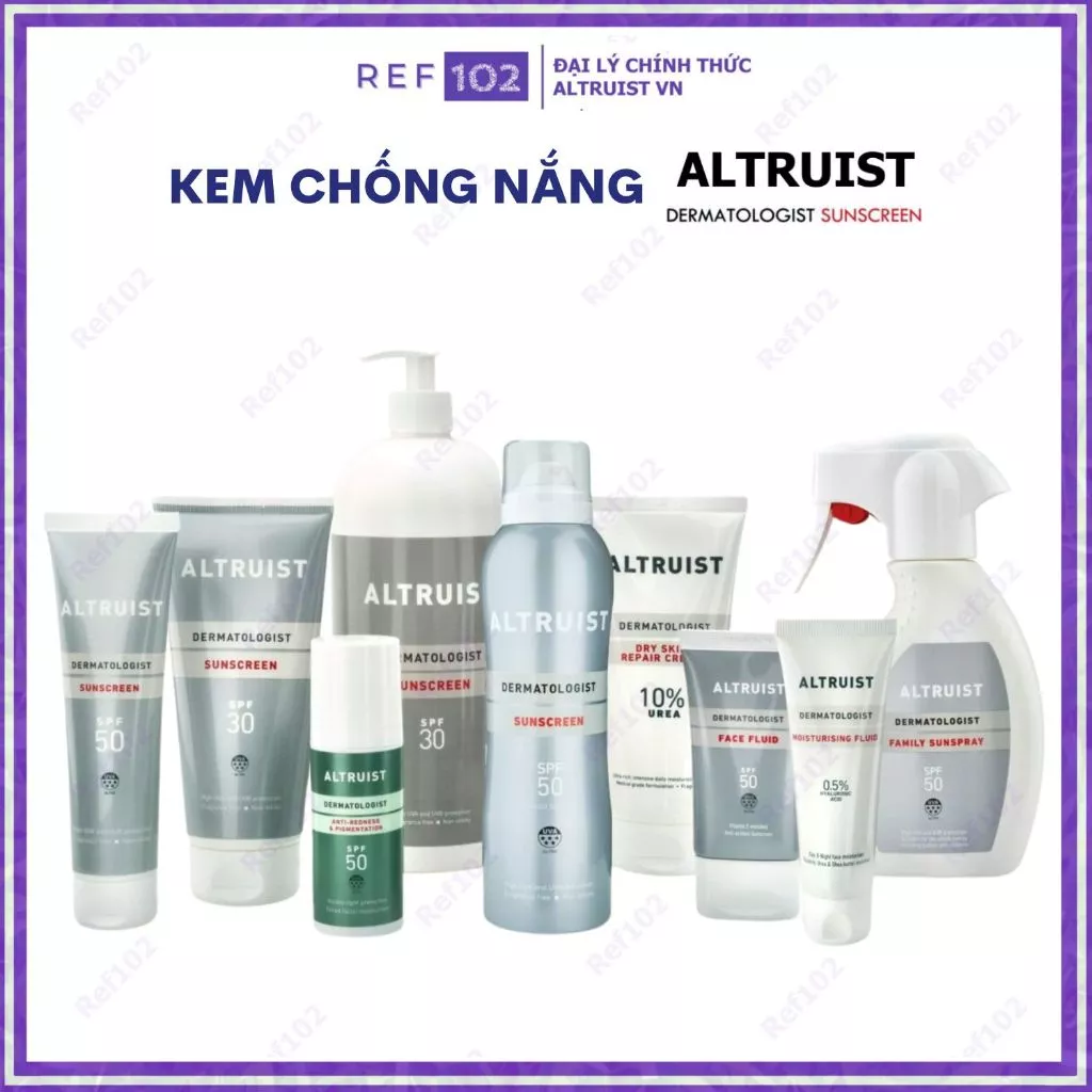 Kem chống nắng Altruist Dermatologist Sunscreen SPF 30 - SPF 50