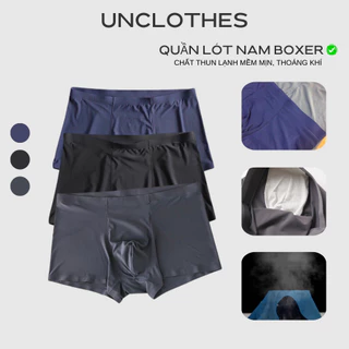 Quần Sịp đùi nam BOXER chất liệu thun lạnh mềm mịn thông hơi thoáng khí - UNCLOTHES