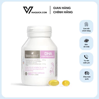 Vitamin Cho Mẹ Bầu Bio Island DHA, 60 Viên - VINAQUICK