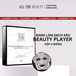 CLEARANCE SALE | Hộp 5 miếng mặt nạ làm sạch Beauty Player (Đen/Trắng)