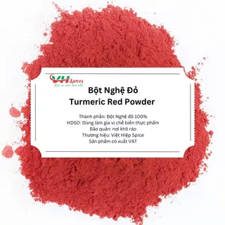 Bột Nghệ Đỏ Nguyên Chất Túi 1Kg(Turmeric Red Powder) Việt Hiệp