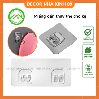 Miếng dán tường thay thế, miếng dán dự phòng cho kệ nhà tắm, kệ nhà bếp, giỏ inox, kệ góc tường - Decor Nhà Xinh