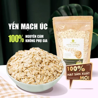 Yến mạch giảm cân TANU NUTS, yến mạch cán dẹt, cán vỡ nấu ăn, làm bánh, tiện lợi