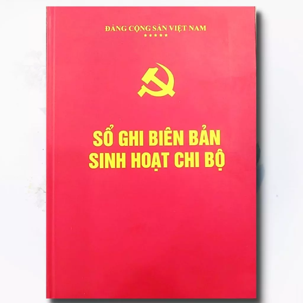 Sổ ghi Biên bản sinh hoạt Chi bộ