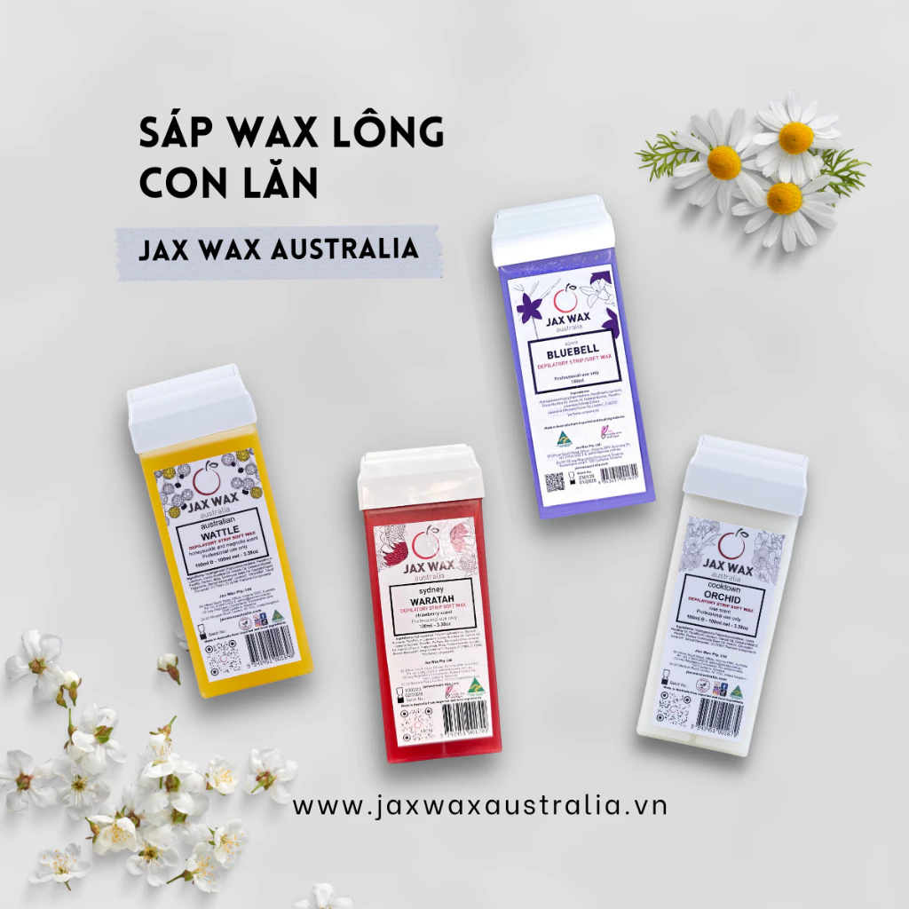 Sáp tẩy lông con lăn Jax Wax Autralia 100ml (Úc)