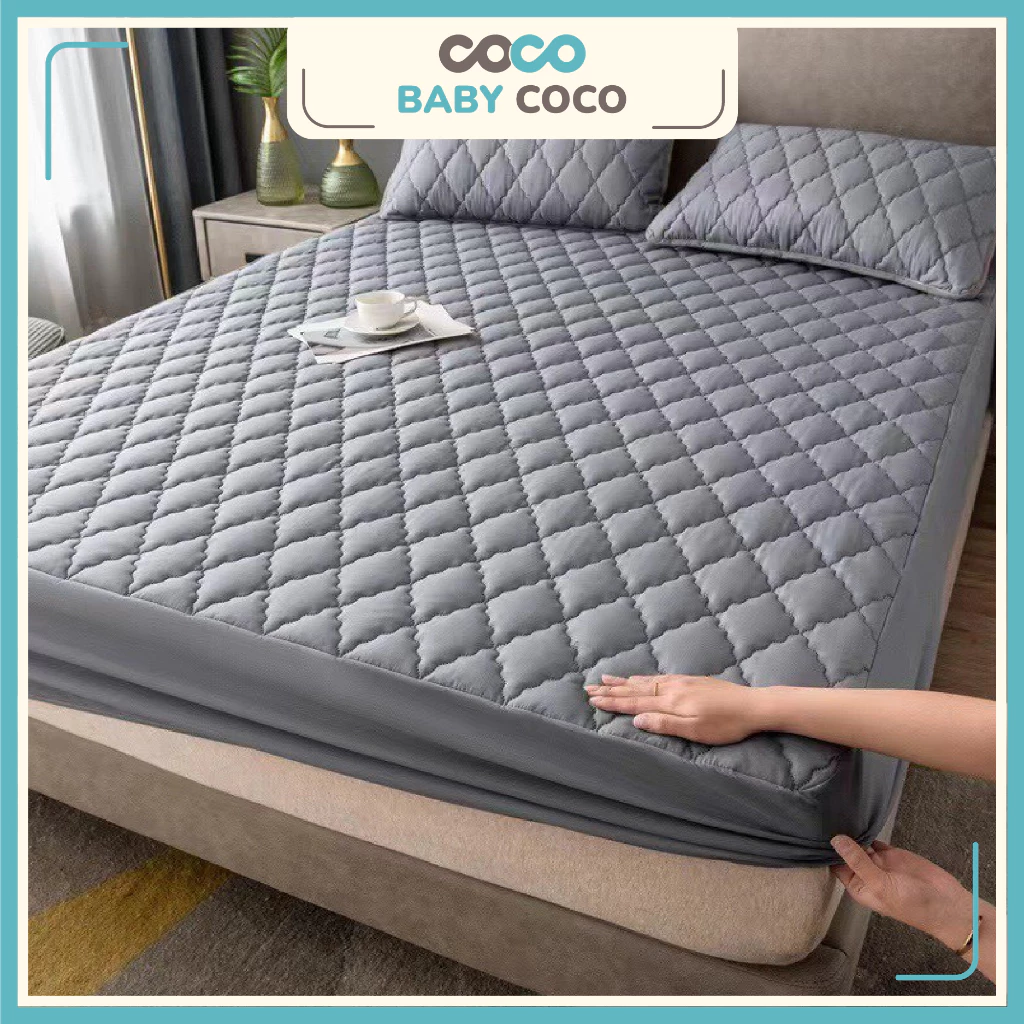 Ga trải giường chống thấm cao cấp xuất Hàn,không bí nóng,đủ kích thước