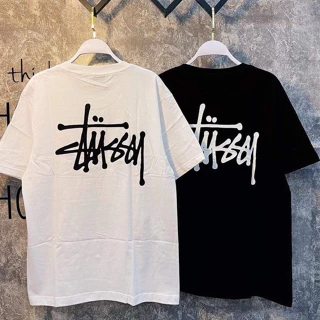 Áo Phông Nam Nữ Tay Lỡ Stussy Form Rộng , Áo Stussy Chữ Ký OverSize Chất Liệu Cottton Cực đẹp cực xinh Hot trend 2024