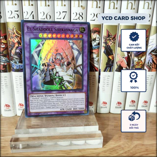 Thẻ bài yugioh chính hãng El Shaddoll Shekhinaga – Super Rare