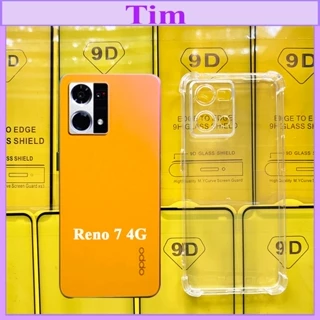 "Ốp Lưng Oppo Reno 7 4G Dẻo Trong Chống Sốc " Loại Dày_Không ố vàng, chống trầy xước va đập Timshop