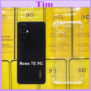 "Ốp Lưng Oppo Reno 7z 5G Dẻo Trong Chống Sốc " Loại Dày_Không ố vàng, chống trầy xước va đập Timshop