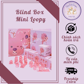 (Hộp lẻ) Hộp ngạc nhiên Blind Box mini mô hình Loopy