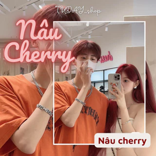 Thuốc Nhuộm Tóc Màu NÂU CHERRY Nam Nữ Không Tẩy | Tudayhair, Tudayhairs