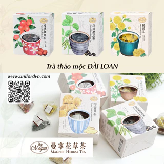 [MAGNET HERBAL TEA] Trà thảo mộc Đài Loan - Trà đậu đen , Trà hoa cúc, Trà táo đỏ hoa hồng an toàn cho sức khỏe