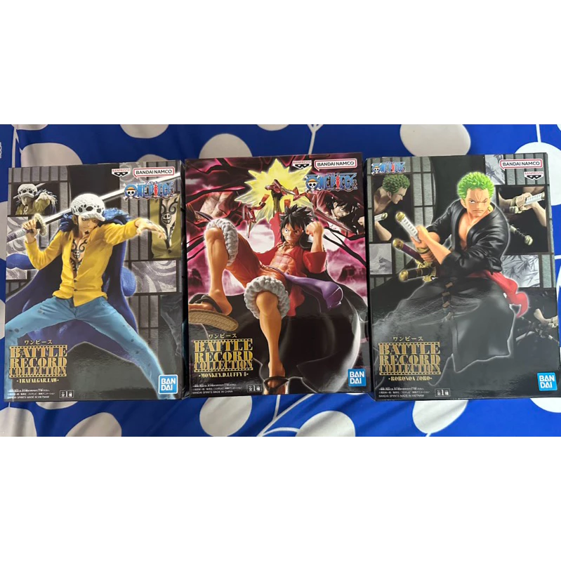 Mô hình One Piece Battle Record Collection Luffy, Zoro, Law