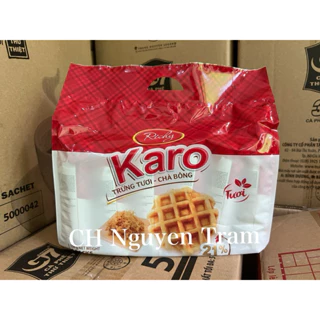 Bánh Karo trứng tươi chà bông túi 156g