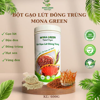 Bột Gạo Lứt Đông Trùng MONA GREEN ORGANIC giảm cân lợi tăng cường sức khỏe lợi sữa