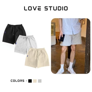 Quần short đùi nam nữ unisex version 2024 chất vải cotton chân cua thời trang unisex fom rộng Dày Dặn [QD00]