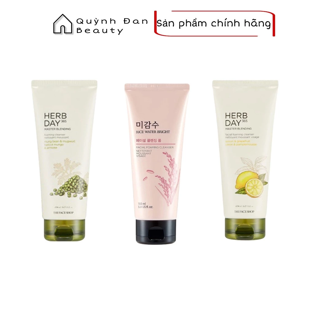 Sữa rửa mặt The Face Shop Herb Day 365 170ml