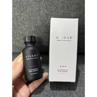 Hàng CTY] - Serum giảm mụn, lão hóa, sắc tố không đều Vivant Skincare 8% Mandelic Acid 3-In-1 Serum 30ml