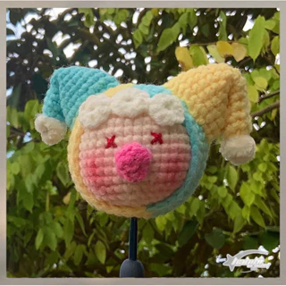 Clown Mochi/ Móc khoá mochi chú hề bằng len