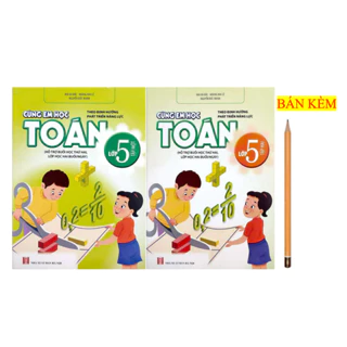 Sách - Combo Cùng Em Học Toán Lớp 5 (Tập 1 + Tập 2)