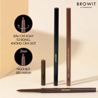 Chì Kẻ Mắt Nong Chat Browit Không Lem, Không Trôi Smooth And Slim Inner Eyeliner